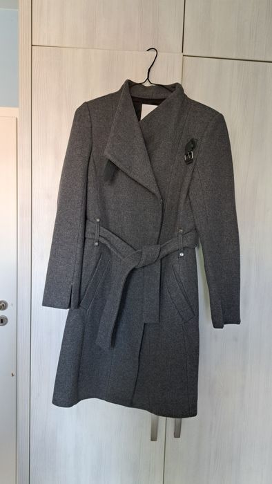 Вълнено палто Mango, размер S