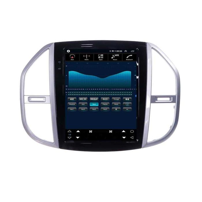 Navigatie Dedicata Tesla Mercedes Vito (2014-2021), BT, Wi-Fi, Carplay