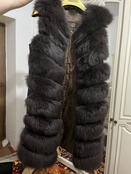 Норковый шуба , песец, пальто