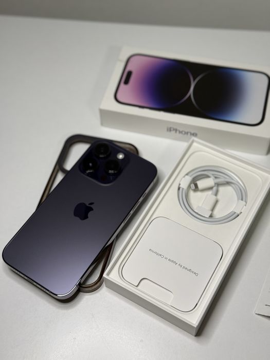 iPhone 14 Pro 92% factura full box ca nou ~ Husa stare noua !