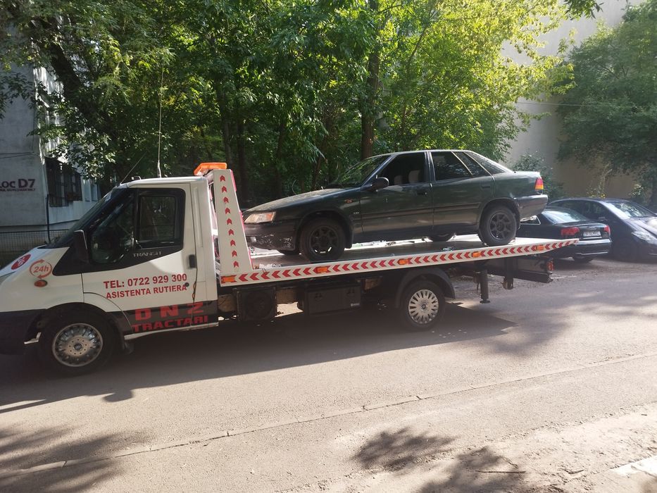 Platforma tractari, asistență rutieră București și Ilfov, autostrada