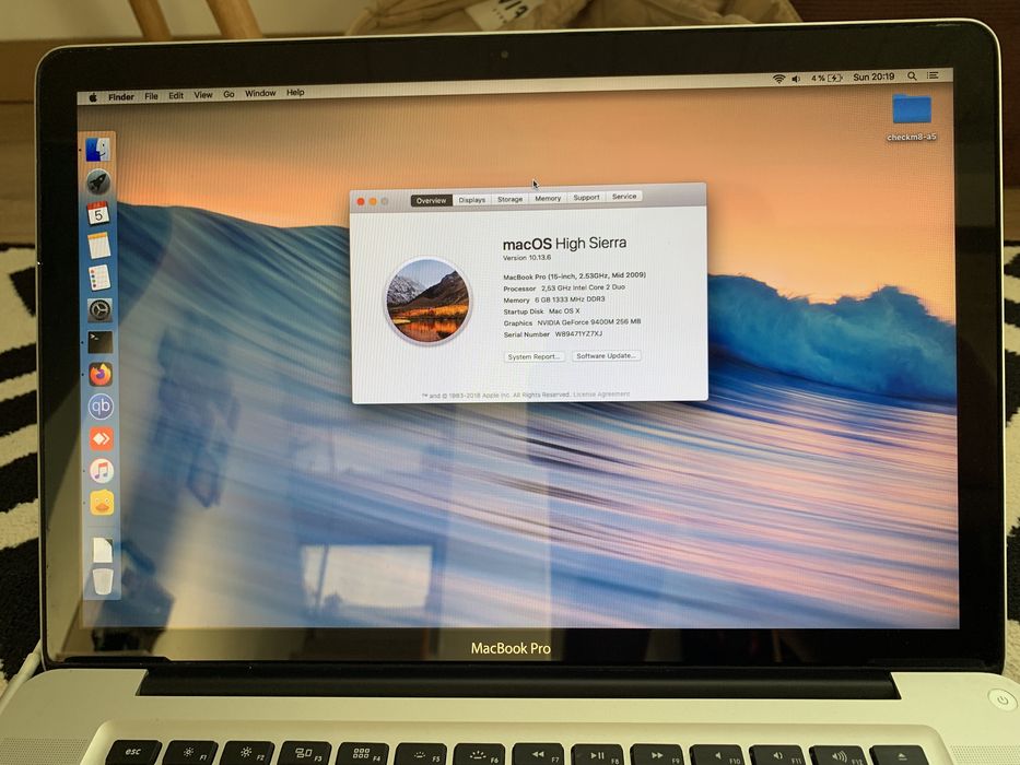 MacBook Pro 15’’ model A1286 6GB RAM SSD Perfect functional
