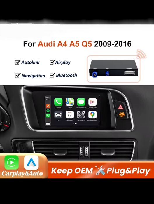 Carplay si android auto Audi