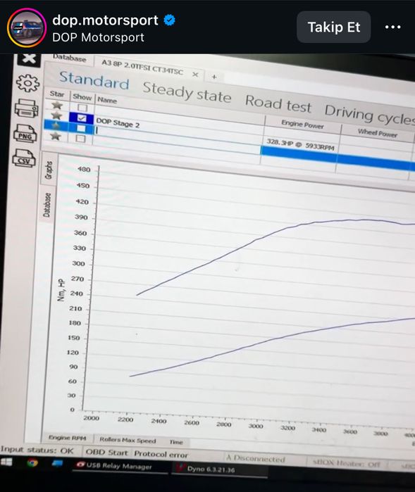 Audi A3 8P 2.0 tfsi 330hp DSG
