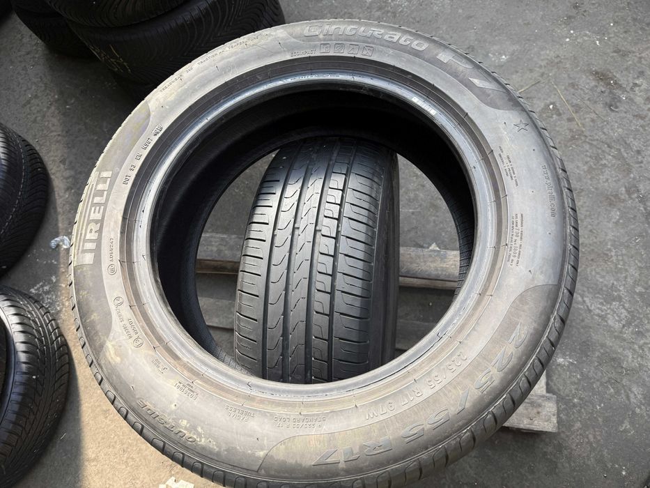 2x Anvelope Vara 225/55 r17 - Pirelli Cinturato P7 steluta BMW
