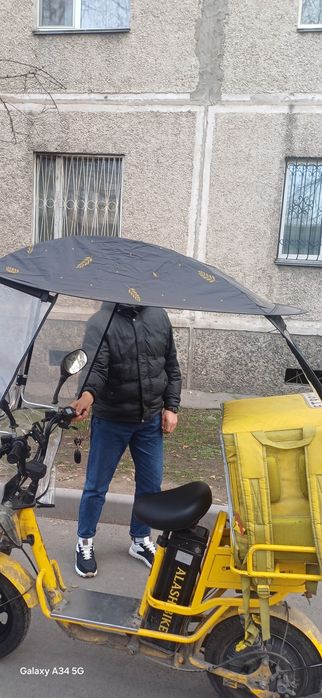 Крыша зонтик для электровелосипед