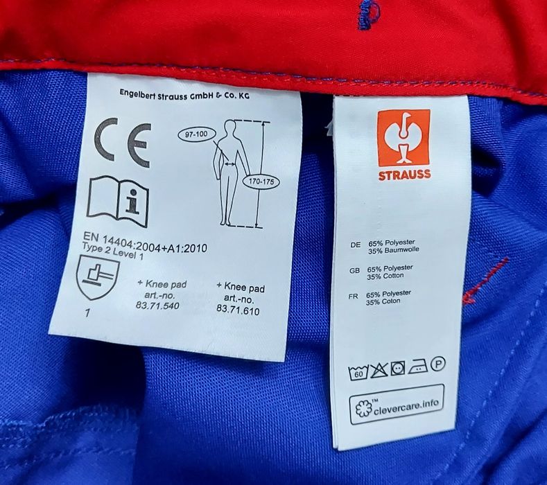 Pantaloni cu bretele Engelbert Strauss Motion Cordura, salopeta nr 27