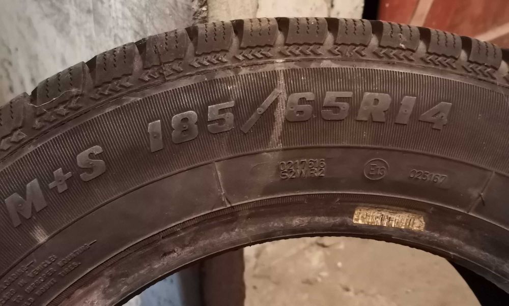 Продавам 1 брой зимна гума 185.65.15 дот 2019 Sava