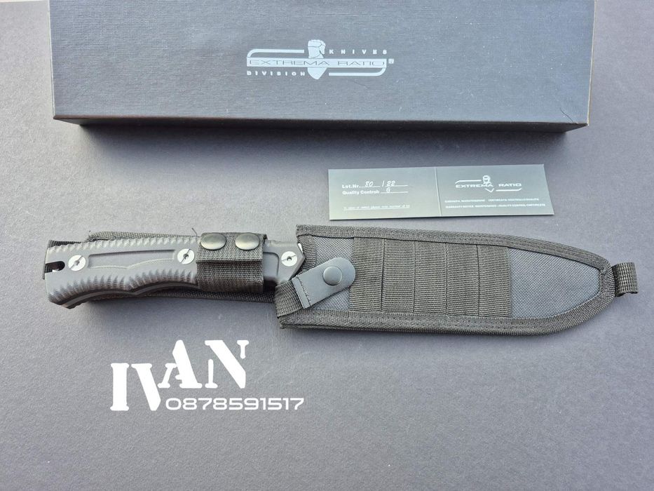 Нож Extrema Ratio-NUMEN/Black G10 -Satin
