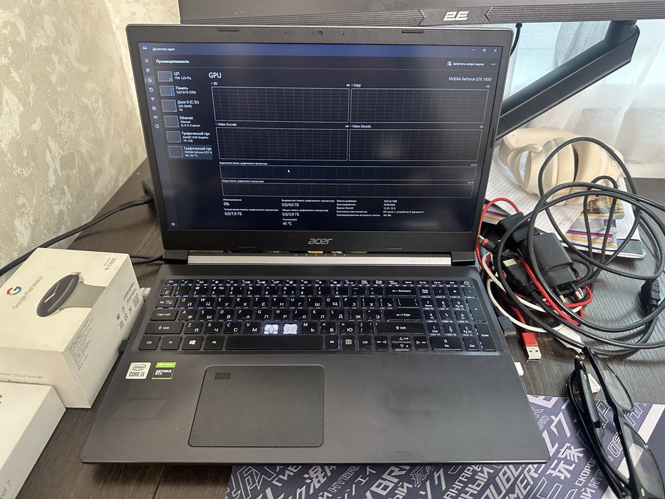 Ноутбук acer 1650 gtx
