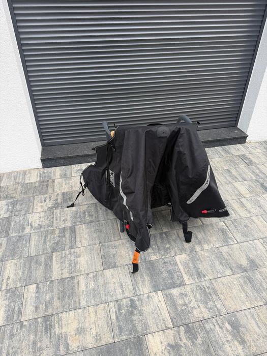 Husa moto originala de picioare TERMOSCUD® cu blăniță scuter, motocicleta (ca nouă)