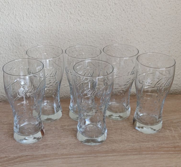Set 6 pahare Coca Cola