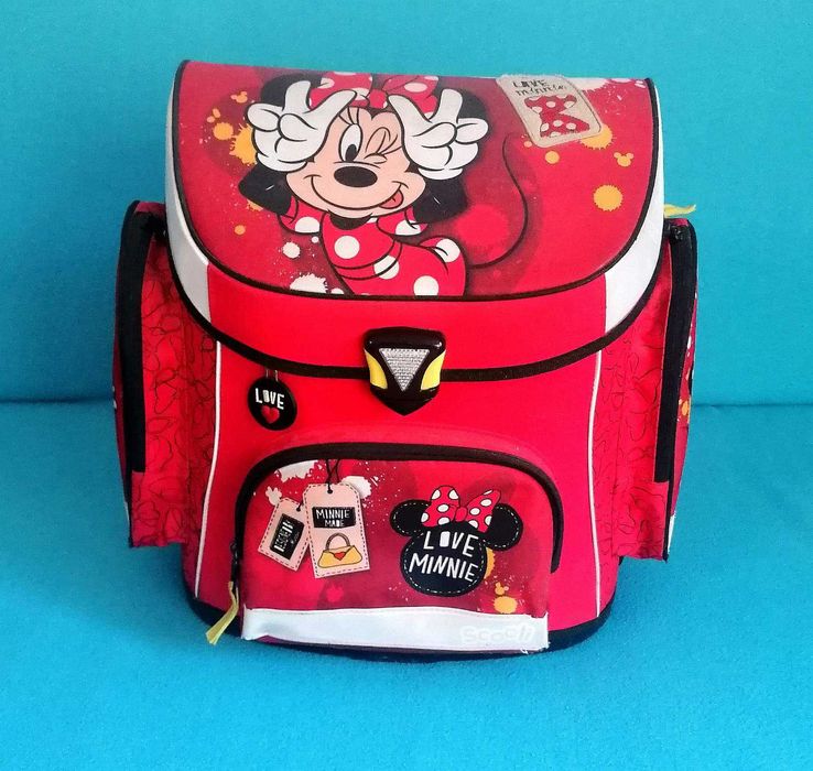 Ученическа ергономична раница Scooli Undercover 6 части Мини Маус