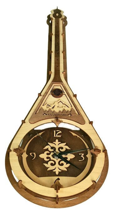 Часы Домбра, ручная работа