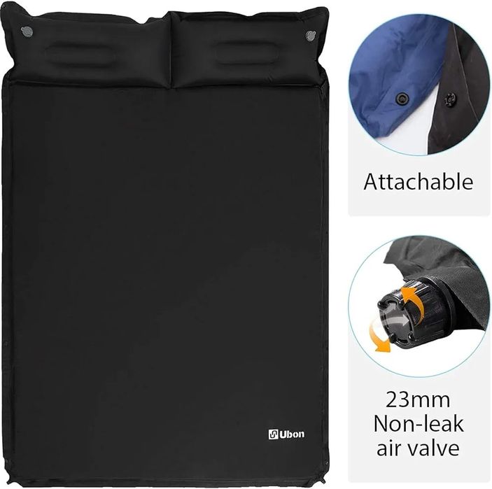 Saltea de aer cu spuma si perne