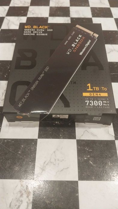 Новый SSD NVMe M.2 Western Digital WD_BLACK SN850X 1TB. До 7300 MBps.