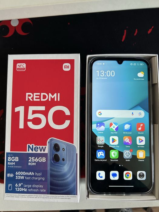 Xiaomi Redmi 15C 8gb ram/256 stocare