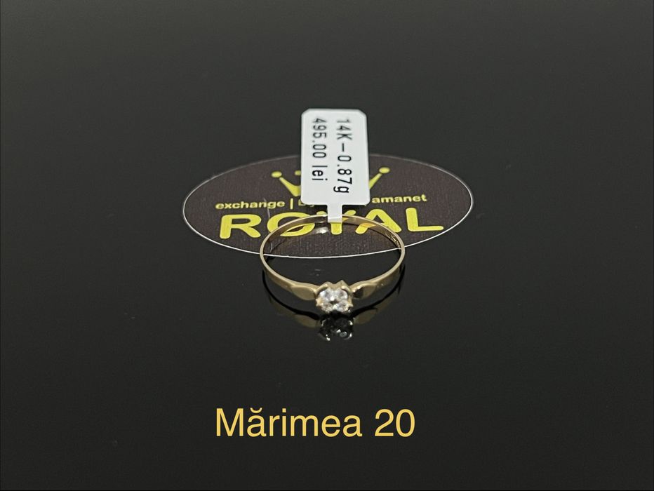 Bijuteria Royal CB : Inel dama aur nou 14k 0,87gr