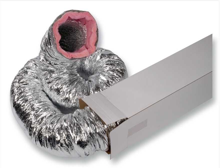 Гъвкав шумопоглъщащ въздуховод D=165mm