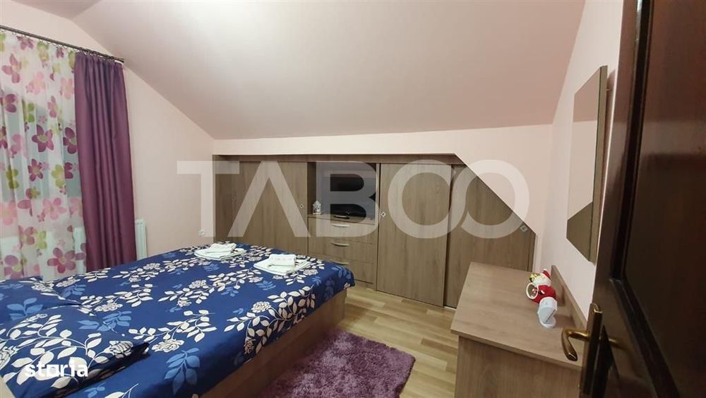 Apartament de inchiriat  56 mpu 2 camere mansarda in vila Selimbar