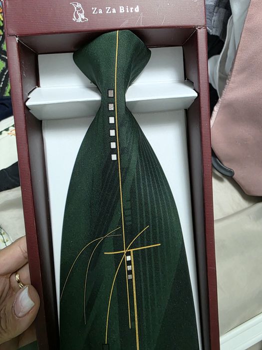 Set papion, butoni si batista. Plus cravata clasica, de colectie