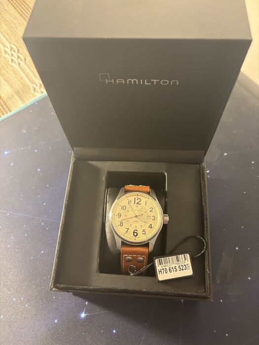 Vând ceas Hamilton Khaki Officer Automatic, 44 mm