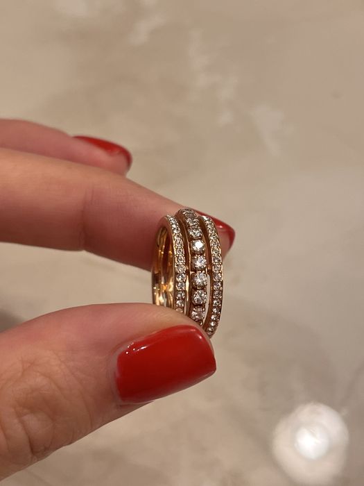 Inel Swarovski original-tip verigheta, nou, nepurtat, marime 52