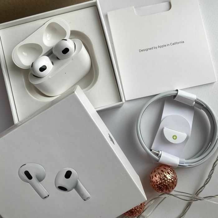 БЕПУЛ Доставка, Новые Airpods 3 lux Версия 2024/25. юқори сифатли лари