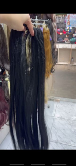 Narashka zakolkalik soch 80 sm qora rang