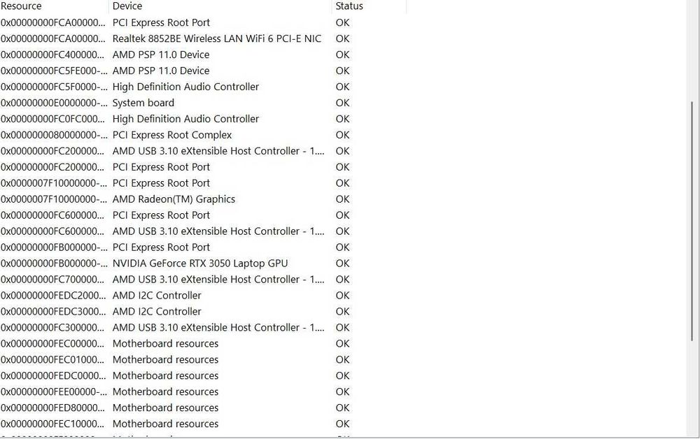 Asus TUF A15 FA506 16GB ram RTX 3050 Ryzen 5 7535HS
