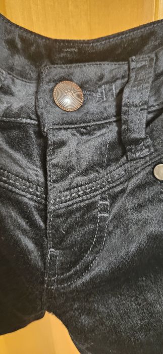 Bermude dama Review 27 negru catifea