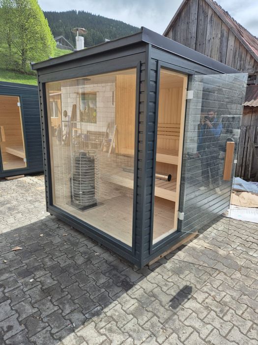 Sauna de exterior/interior/Aden Garden Toplita