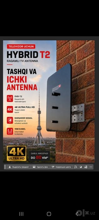 TV antena universal T2 gibrid damashni