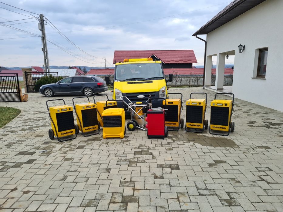 Dezumidificatoare și Aeroterme de Închiriat – Uscare Case, Apartamente, Șape