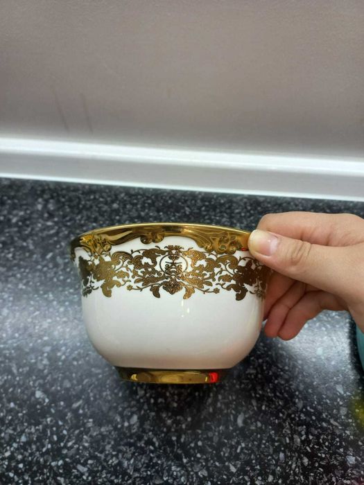 Сапар кесе с золотыми узорами