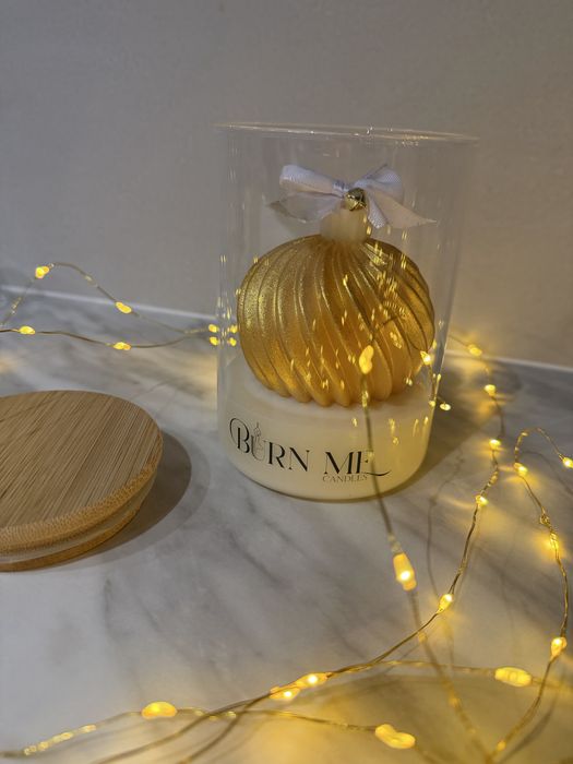 Коледни ароматни соеви свещи