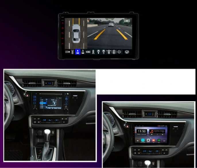 9-инчова мултимедия TOYOTA Corolla E170/E180 2016–19 Auris E180 16–18