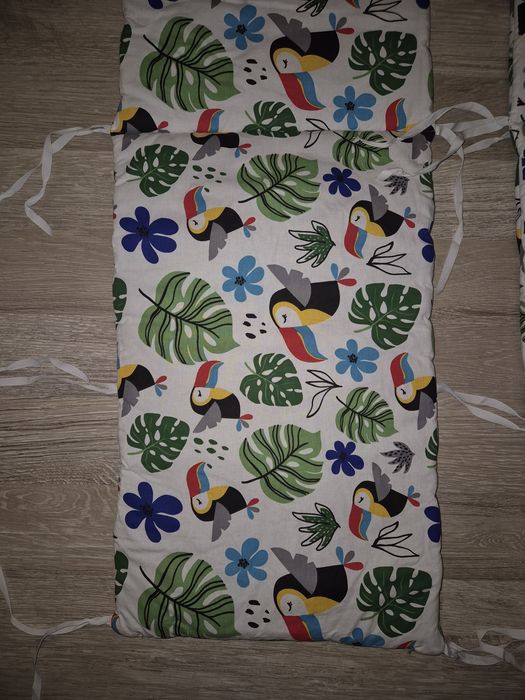 Set 2 Protectii / aparatori patut bebe