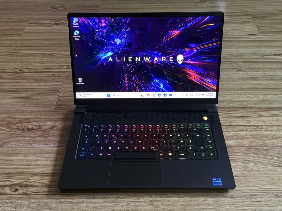 Alienware M15 R7`i7-12700H/RTX 3080Ti-16GB/512GB SSD/16GB DDR5/165Hz