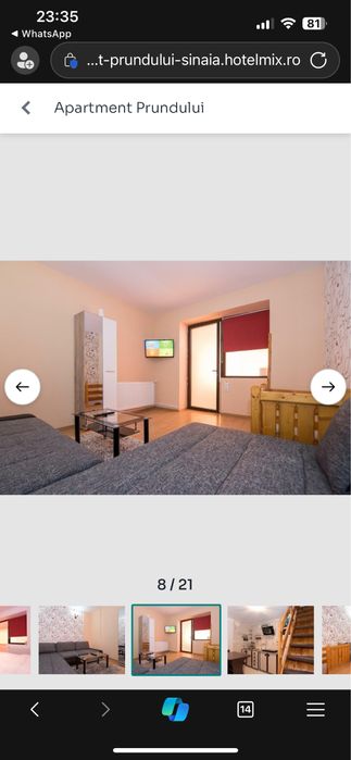 Apartament 2 camere , 62m2, Sinaia