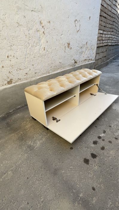 Пуфик сундук и пуфик обувница