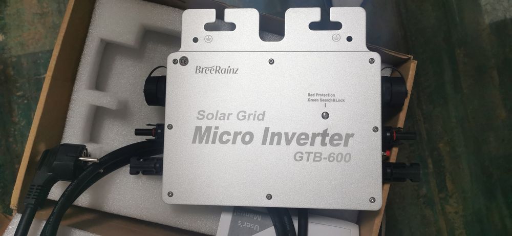 microinvertor breeze 600W solar grid GTB-600-nou, wi-fi, 2 intrari MPPT