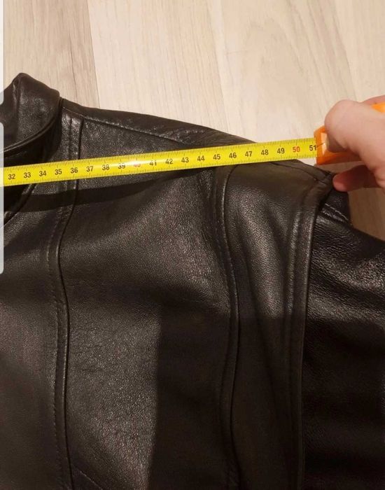 Geacă/vesta din piele naturală veritabilă de miel,marime 46