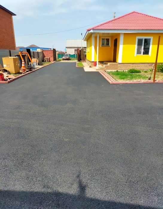 Асфальтирование, Благоустройство. Асфальт. Брусчатка.