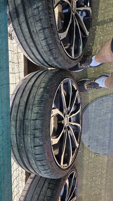 Set 5 jante aliaj 20 inch + 4 anvelope Michelin Pilot Sport 4S 235/35 ZR20