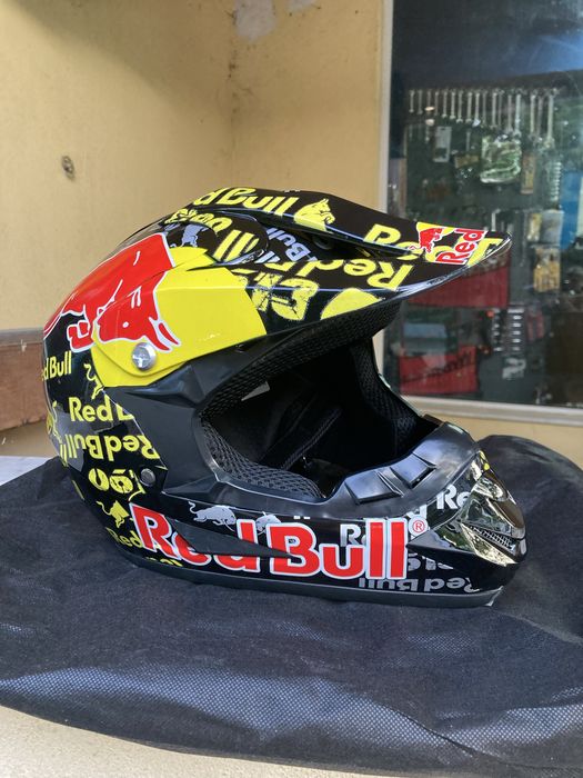 Нова кросова каска RedBull M, Л, Хл/ каска крос, редбул, офроуд, крос