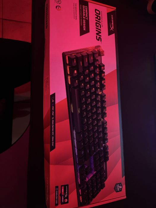 Клавиатура Hyperx alloy origins red switch