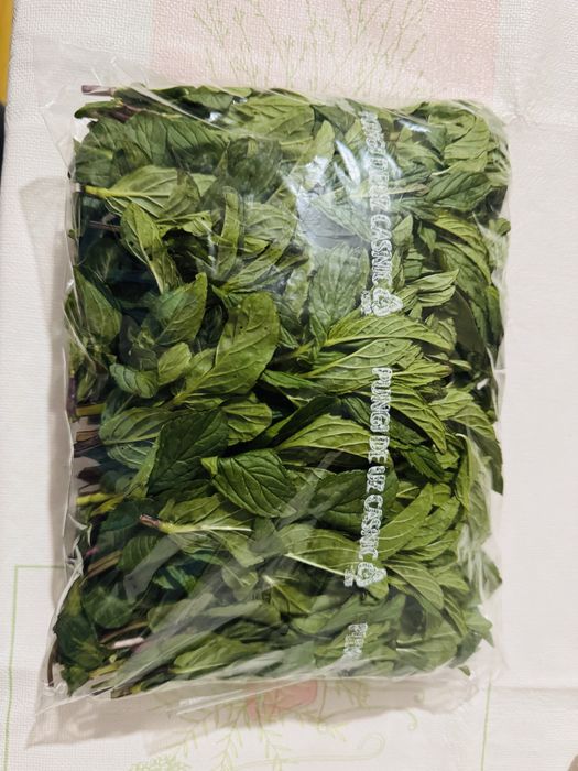 Menta proaspata din gradina