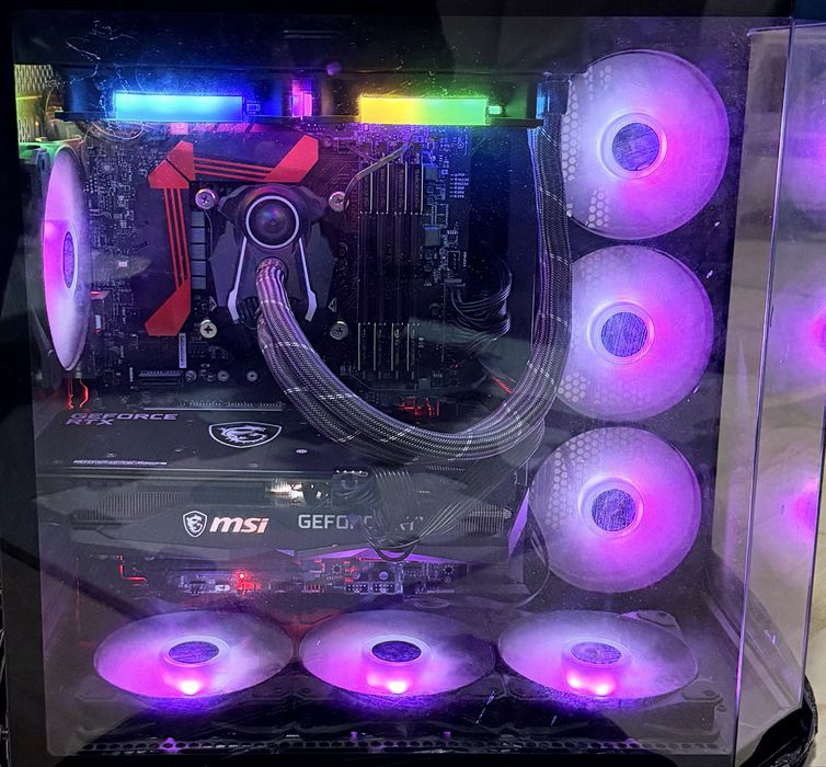 MSI Z170A PRO/RTX 3060 Ti/32GB DDR4/480GB/Водно охлаждане Artic/RGB