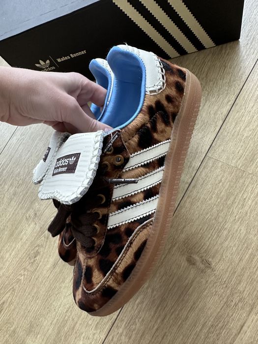 Adidasi Samba x Wales Bonner pony leopard